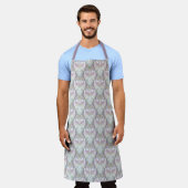 Tablier Motif Oracle Owl Pastel Purple (Porté)