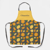 Tablier Motif orange et citron (Recto)