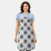 Tablier Motif Paint Drop Palm Tree (Porté)