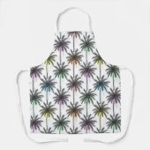 Tablier Motif Paint Drop Palm Tree (Recto)