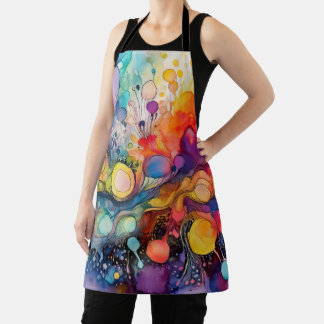 Tablier Motif Paint Splatter
