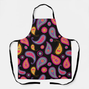 Tablier Motif Paisley sans couture Coloré