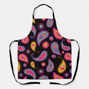Tablier Motif Paisley sans couture Coloré