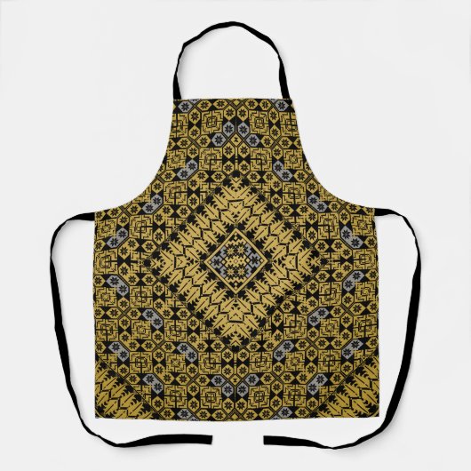 Tablier Motif palestinien Broderie Design imprimé (Recto)
