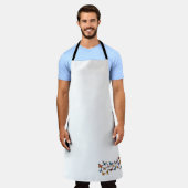 Tablier motif papillon (Porté)