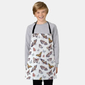 Tablier Motif papillon aquarelle (Porté)