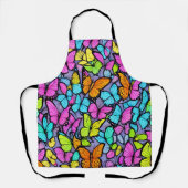 Tablier Motif papillon coloré (Recto)