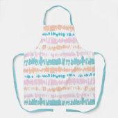 Tablier Motif Pastel Batik (Recto)