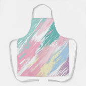 Tablier Motif Pastel Paint Strokes (Recto)