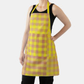 Tablier Motif Patchwork Brun Jaune (Insitu)