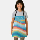 Tablier Motif personnalisé couleur vague (Insitu)