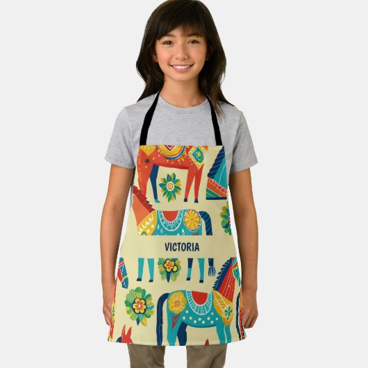 Tablier Motif personnalisé Dala Horse (Insitu)