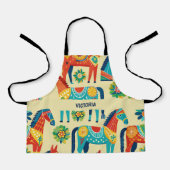 Tablier Motif personnalisé Dala Horse (Recto)