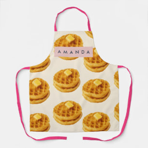 Tablier Motif personnalisé de petit-déjeuner gaufre confor
