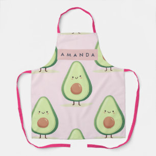 Tablier Motif personnalisé de sourire mignon d'avocat