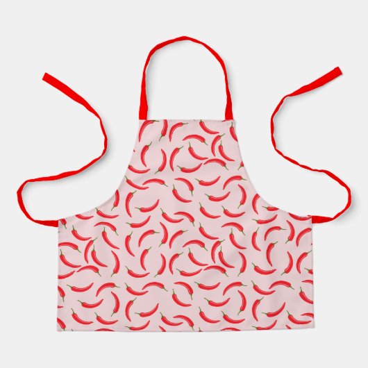 Tablier Motif piment rouge épicé (Recto)