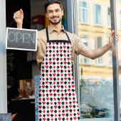 Tablier Motif quatre formes de carte