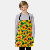 Tablier Motif Rainbow Daisy (Porté)