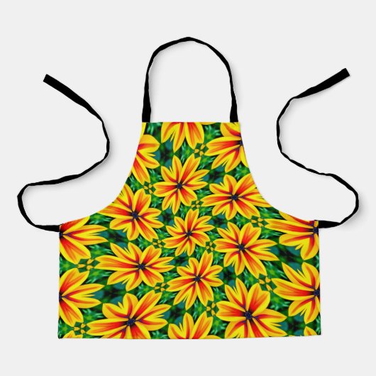 Tablier Motif Rainbow Daisy (Recto)
