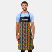 Tablier Motif Rainbow Fist (Porté)
