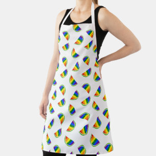Tablier Motif Rainbow Watermelon