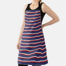 Motif rayé bleu marine rouge