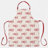 Tablier Motif Red Chili Peppers (Recto)