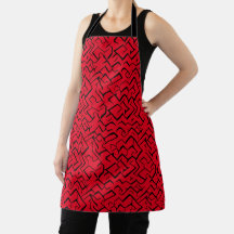 Motif Red Meander | Maze moderne