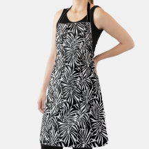Motif Répétant à feuilles tropicales noires et bla