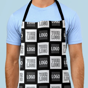 Tablier Motif répétitif de deux logos ou images