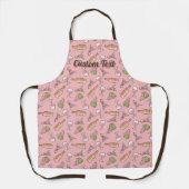 Tablier Motif rose à vin Apron (Recto)