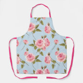 Tablier Motif rose et Pois (Recto)