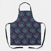 Tablier Motif Rose floral Apron (Recto)