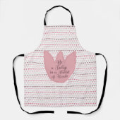 Tablier Motif rose simple Tulip (Recto)
