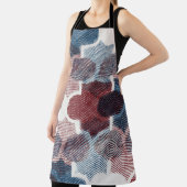 Tablier Motif rouge Abstrait géométrique (Insitu)