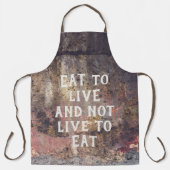 Tablier motif rouillé Brown (Recto)