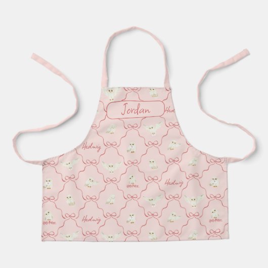 Tablier Motif Ruban Rose Hedwig (Recto)