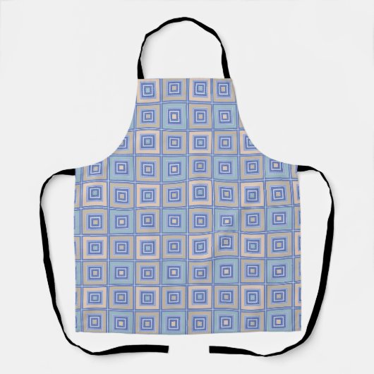 Tablier Motif rustique de carrés en patchwork (Recto)