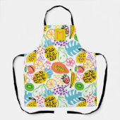 Tablier Motif Rustique de fruits d'été (Recto)