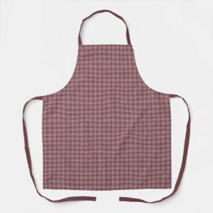 Tablier Motif Rustique Rouge À damiers
