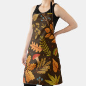 Tablier Motif sans charme décoré de feuilles d'automne, po (Insitu)