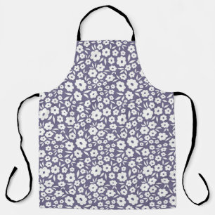 Tablier Motif sans couture à fleurs tendance. Petit étage