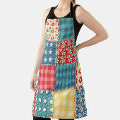 Tablier Motif sans couture. Arrière-groupe patchwork vinta (Insitu)