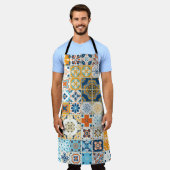 Tablier Motif sans couture avec carrelage portugais. infec (Porté)