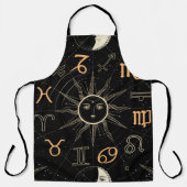 Tablier Motif sans couture avec cercle Horoscope avec Zo (Recto)