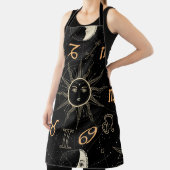 Tablier Motif sans couture avec cercle Horoscope avec Zo (Insitu)