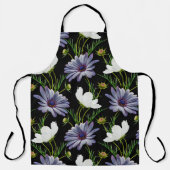 Tablier Motif sans couture avec cosmos blanc et marguerite (Recto)