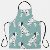 Tablier Motif sans couture avec dalmate mignon (Recto)