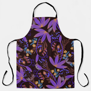 Tablier Motif sans couture avec de minuscules fleurs vives