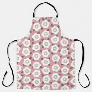 Tablier Motif sans couture avec des fleurs mignonnes sur l